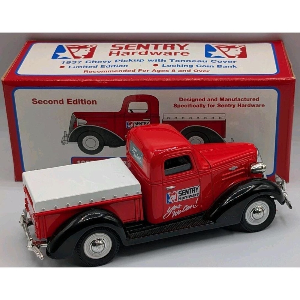 Liberty Sentry Hardware 1937 Chevy Pickup Truck Bank 6.5" Second Edition